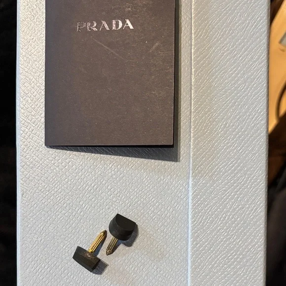 Prada Women's Dark Brown Suede Mules - Picture 7 of 7